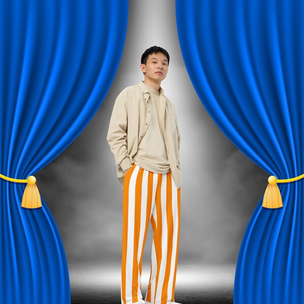 Orange and White Striped Pants Tennessee Fan Pants Game Day Loungewear Pajama Style Pants for Sports Fans