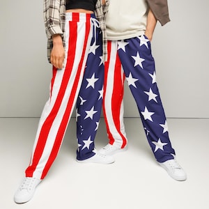 American Flag Joggers: Patriotic USA Pride Sweatpants