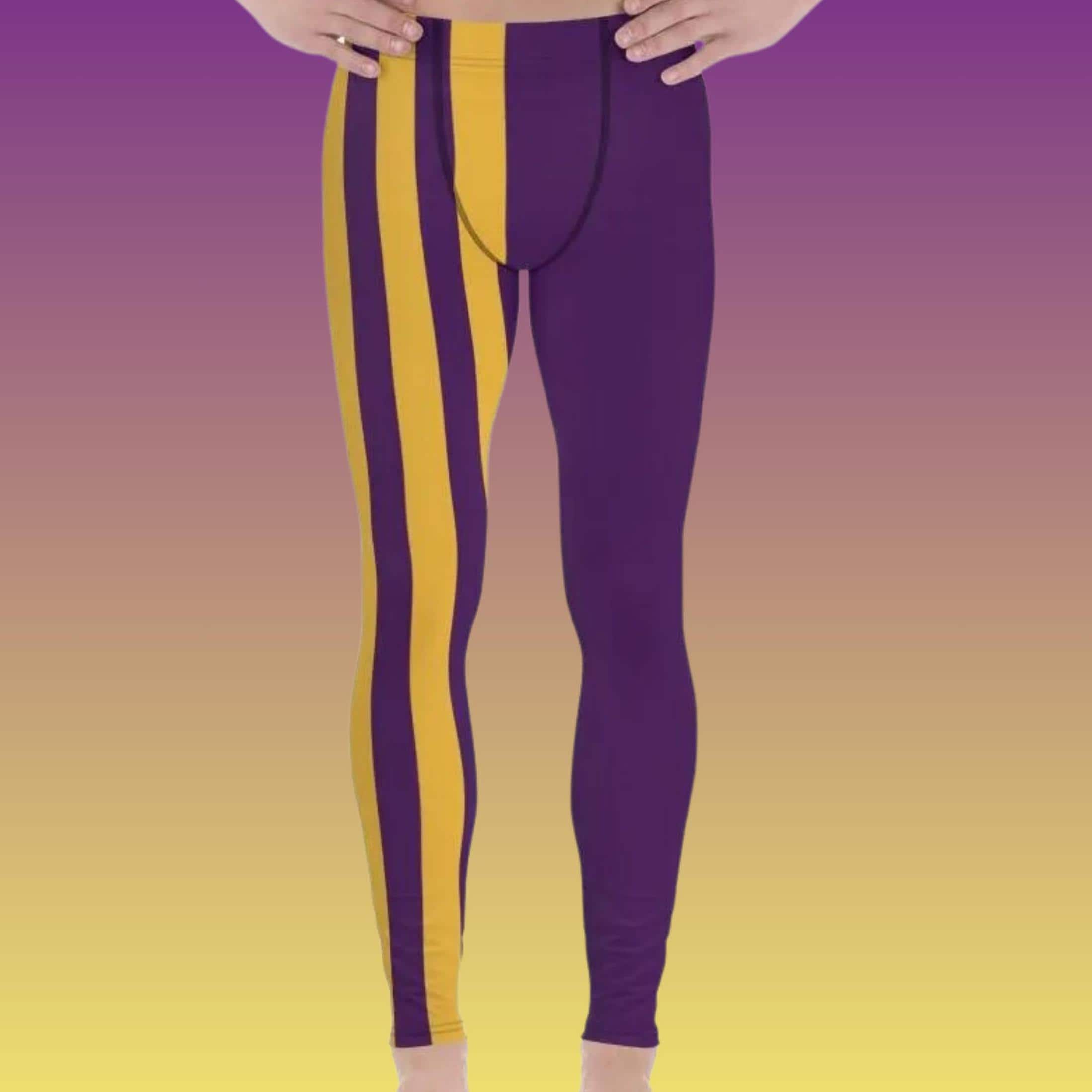 Two-Tone Jester Leggings: Customizable Cosplay Costume - Mardi Gras Carnival