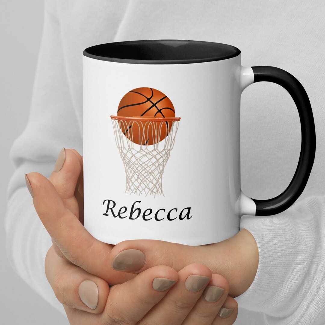 Custom Basketball Mug Coffee Cup for Basketball Lovers Gift Basketball