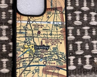 Custom Airport Chart Phone Case – Aviation Gift