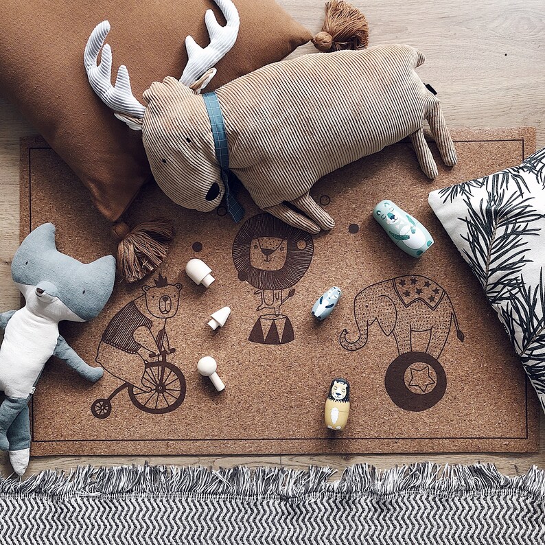 Montessori rug small rug neutral nursery kids rug Kids Etsy