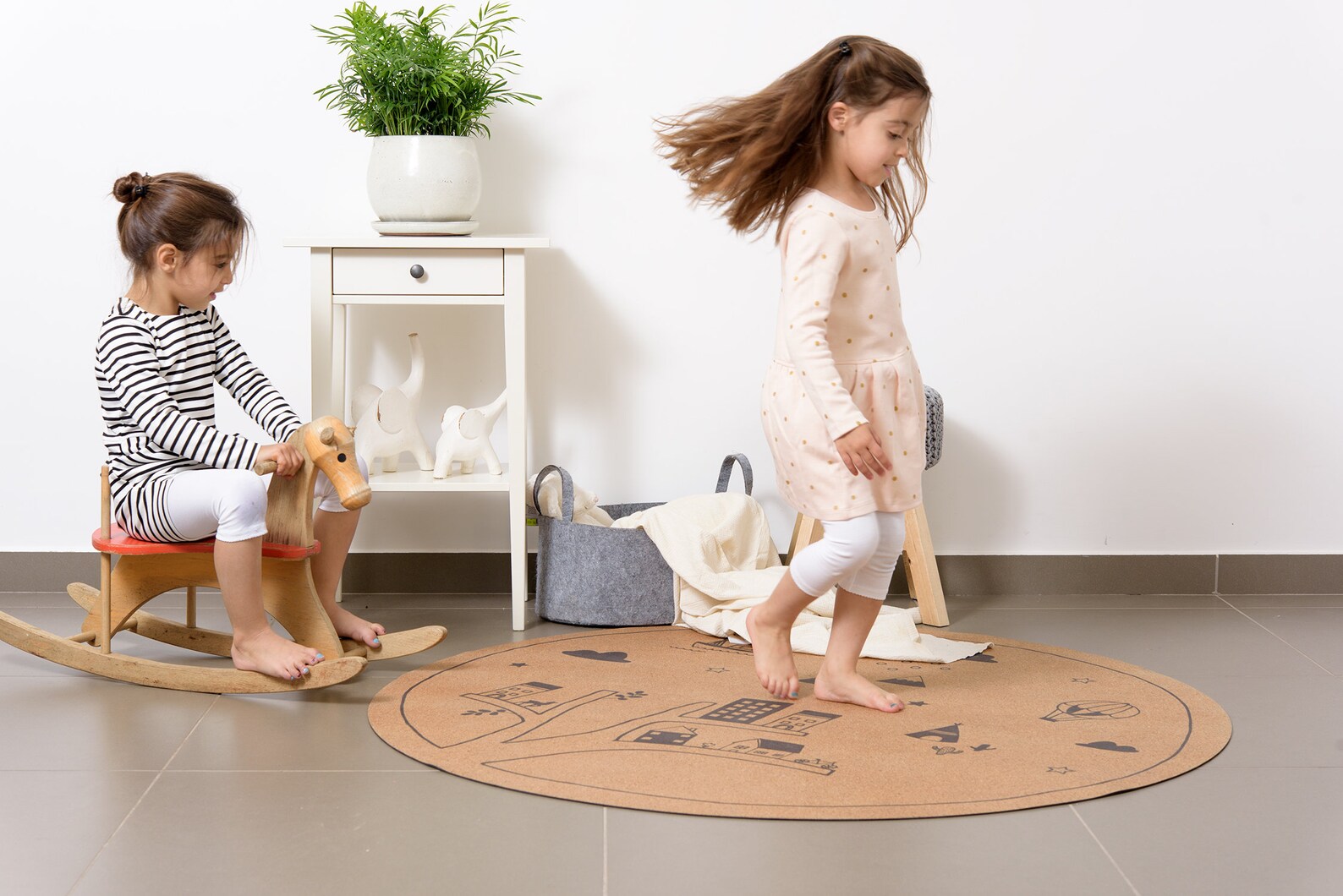 Montessori baby play mat Round area rug for nursery Baby Etsy