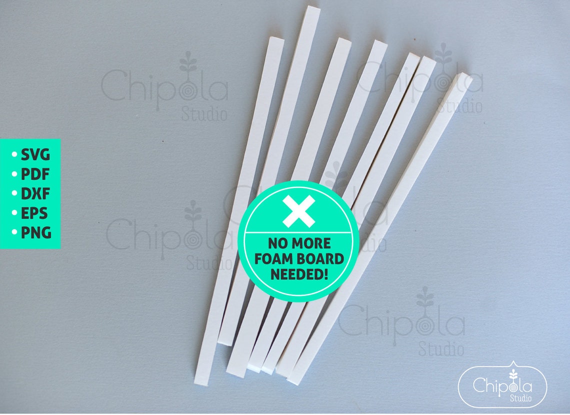 Spacers Template From Cardstock for Your Layered Artwork Paper Etsy