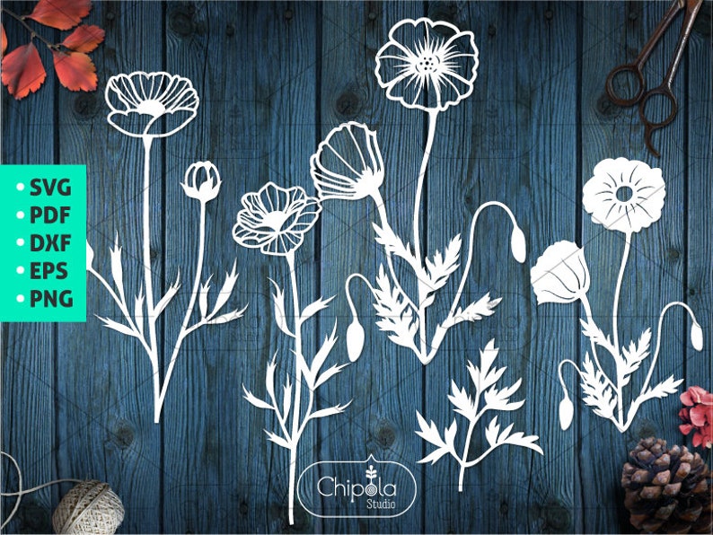 Free Free 224 Poppy Flower Svg Cutting File SVG PNG EPS DXF File