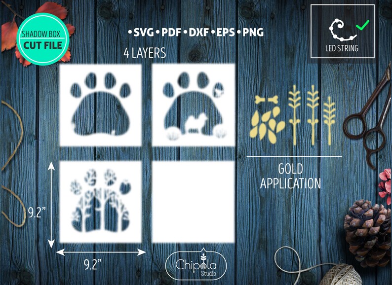 Download Pomsky Dog breed Shadow Box SVG 3d papercut SVG layered | Etsy