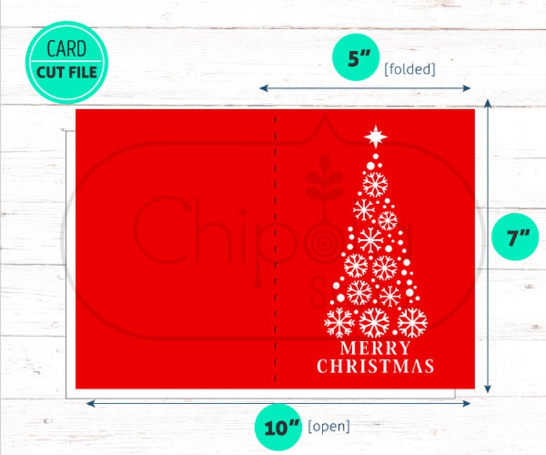 3 Christmas Cards Set, Christmas Cards Templates SVG, Christmas invitation file, Papercut Card, birch trees deer svg snowflakes svg image 5