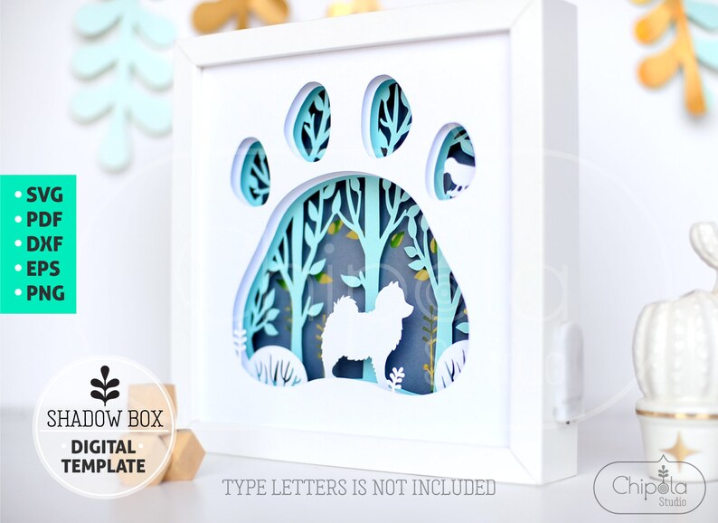 Download Pomsky Dog breed Shadow Box SVG 3d papercut SVG layered | Etsy