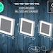 Blank Square Shadow Box Frame SVG for Layered Artwork Paper Art. 3d ...