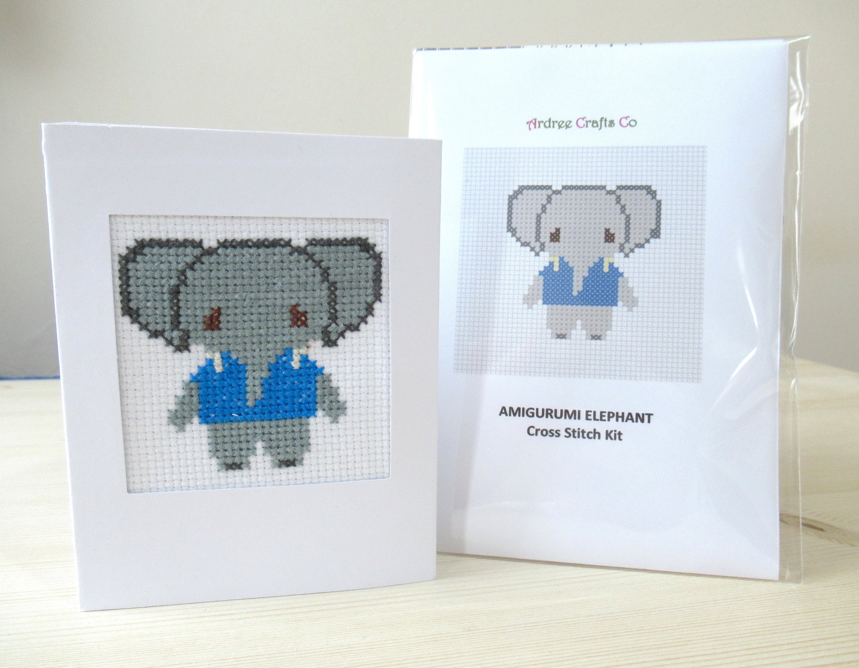 Large card with aperture and an envelope Aperture card cross stitch Valentine's Day gifts