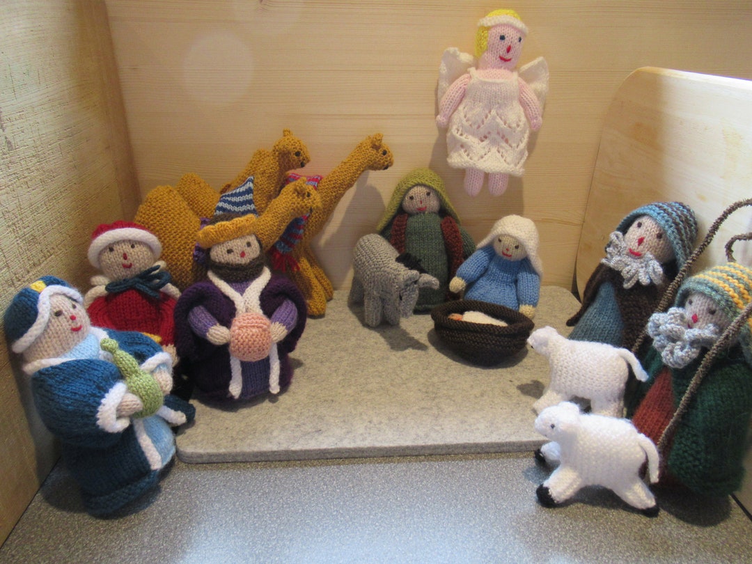 Nativity Set Knitting Pattern Pdf Etsy
