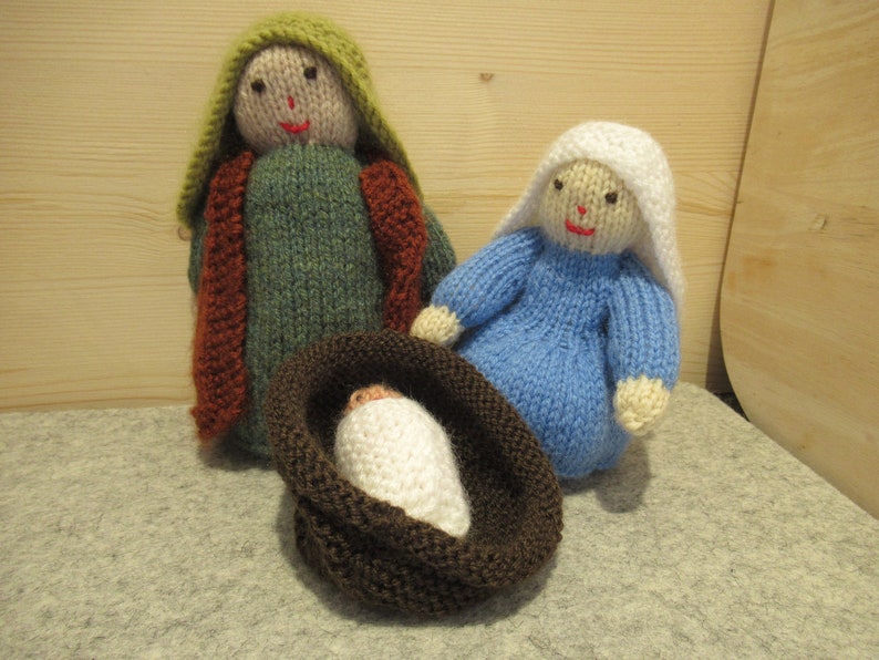 Nativity Set Knitting Pattern Pdf Etsy
