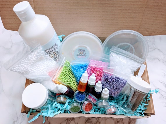 Make Your Own Rainbow Unicorn Slime Kit Uk Including A Fluffy Slime