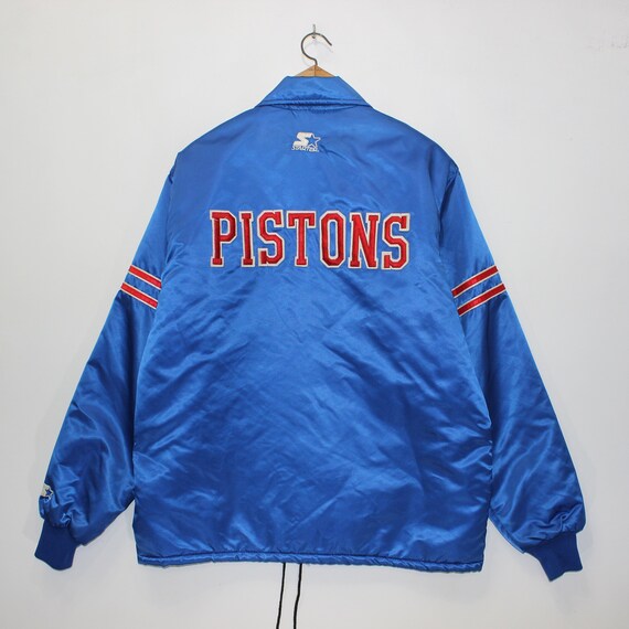 detroit pistons starter jacket