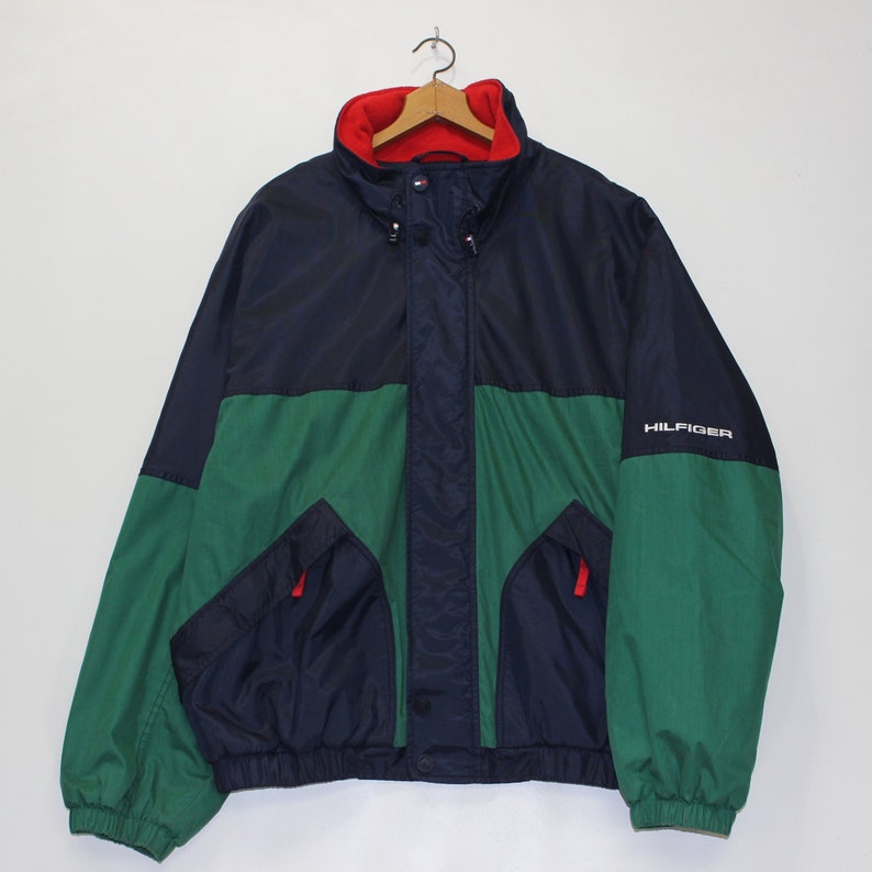 blue polo jacket men's