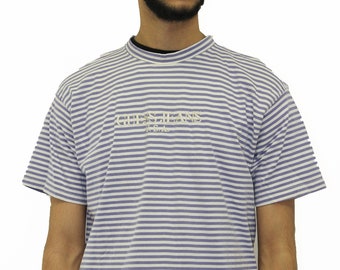 Vintage Guess Jeans USA Striped T-Shirt Size OSFA