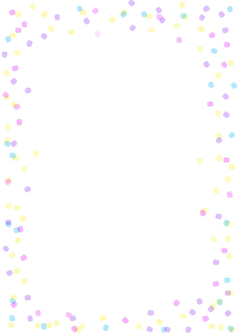 Printable Confetti Border - Paper Craft Elements - Electronic Obtain picture regarding Printable Border Paper named Printable Confetti Border - Paper Craft Components - Electronic Down load