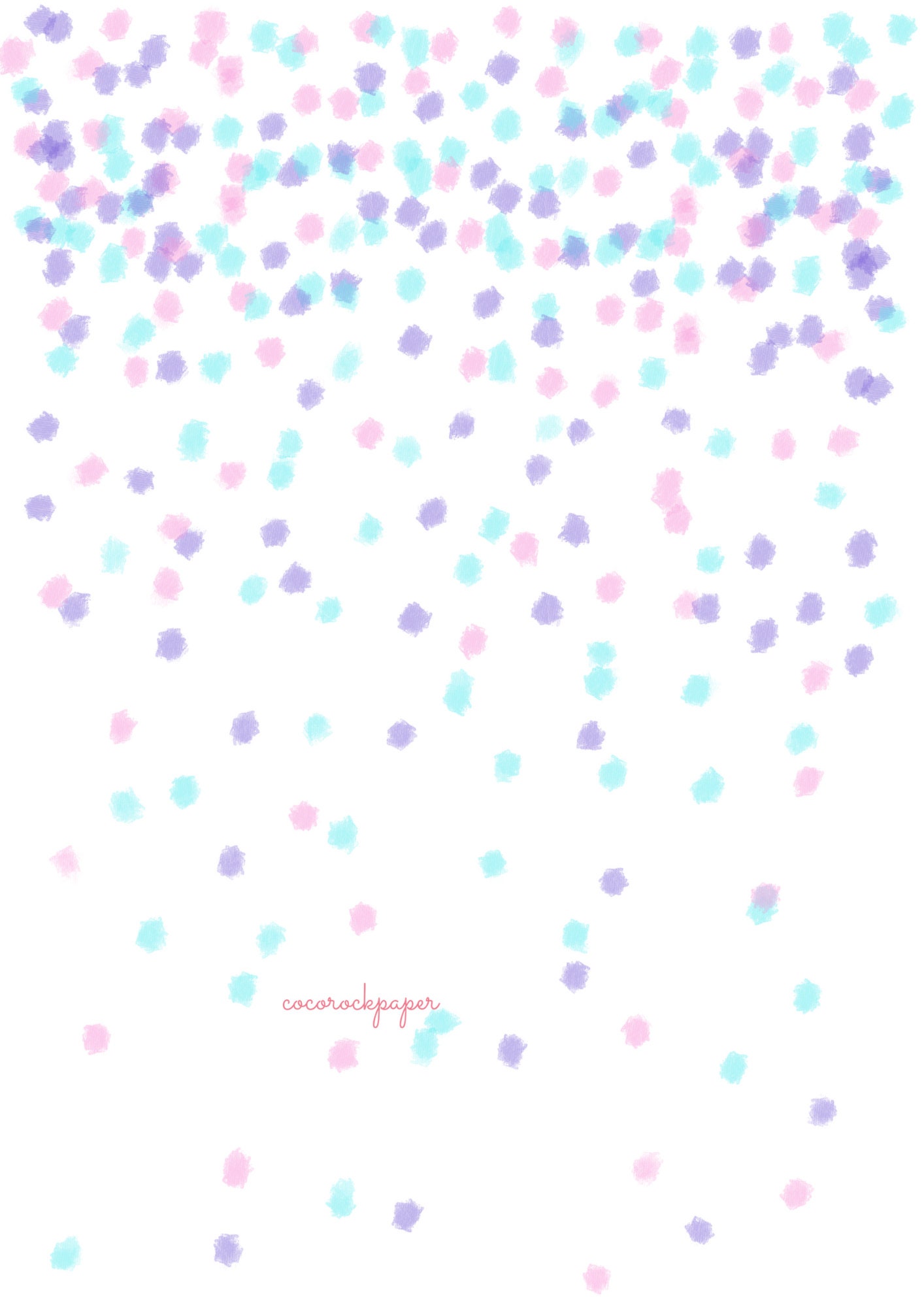 Printable Confetti Border 9 Pages Paper Craft Supplies Digital Download