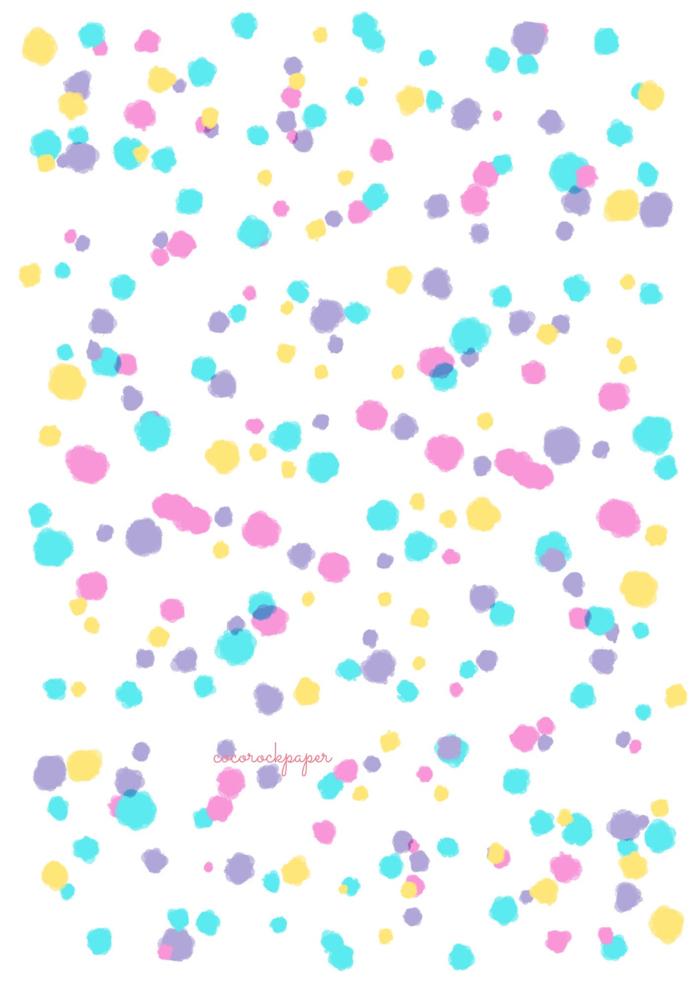 Printable Confetti Border 9 Pages Paper Craft Supplies Digital Download