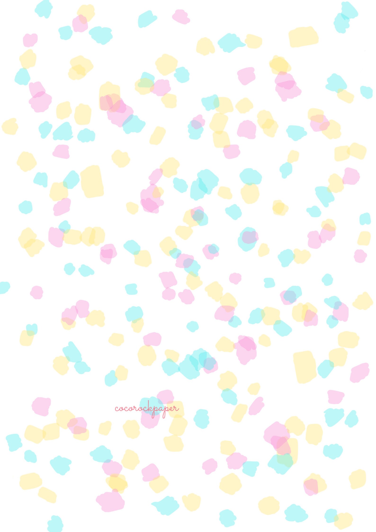 Printable Confetti Border 9 Pages Paper Craft Supplies Digital Download