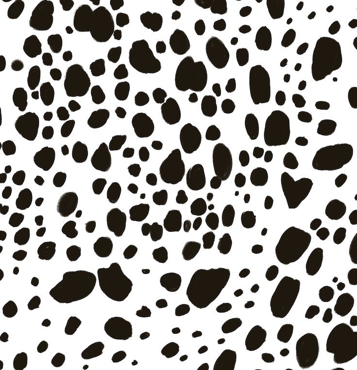 Printable Dalmatian Pattern 8 Pages Invitation Paper - Etsy