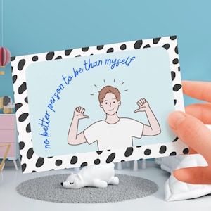 Kid Affirmation Printable Mindfulness Teen Journal Dalmatian Poster Card Digital Feelings Quote Motivation Son Lunchbox Note