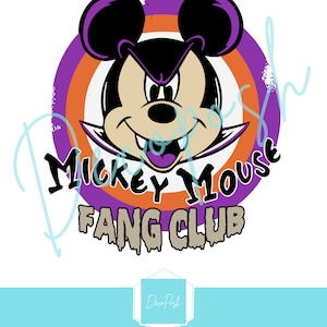 Mickey Fang Club Digital File PNG