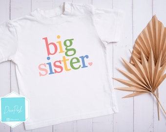 Big Sister Shirt | Birth Announcement Shirt | New Baby Shirt