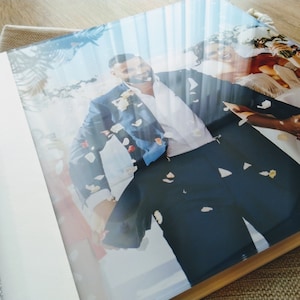 Photo Album Book. Wedding Photo Album. Photo Book With Acrylic Album Cover. Custom Design. Love Story. Baby Photo Album. Personalized Album