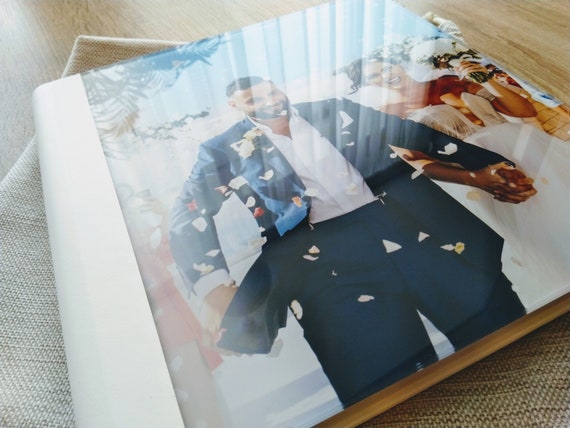 Personalized Acrylic Photo Book Custom Design Wedding Love Etsy