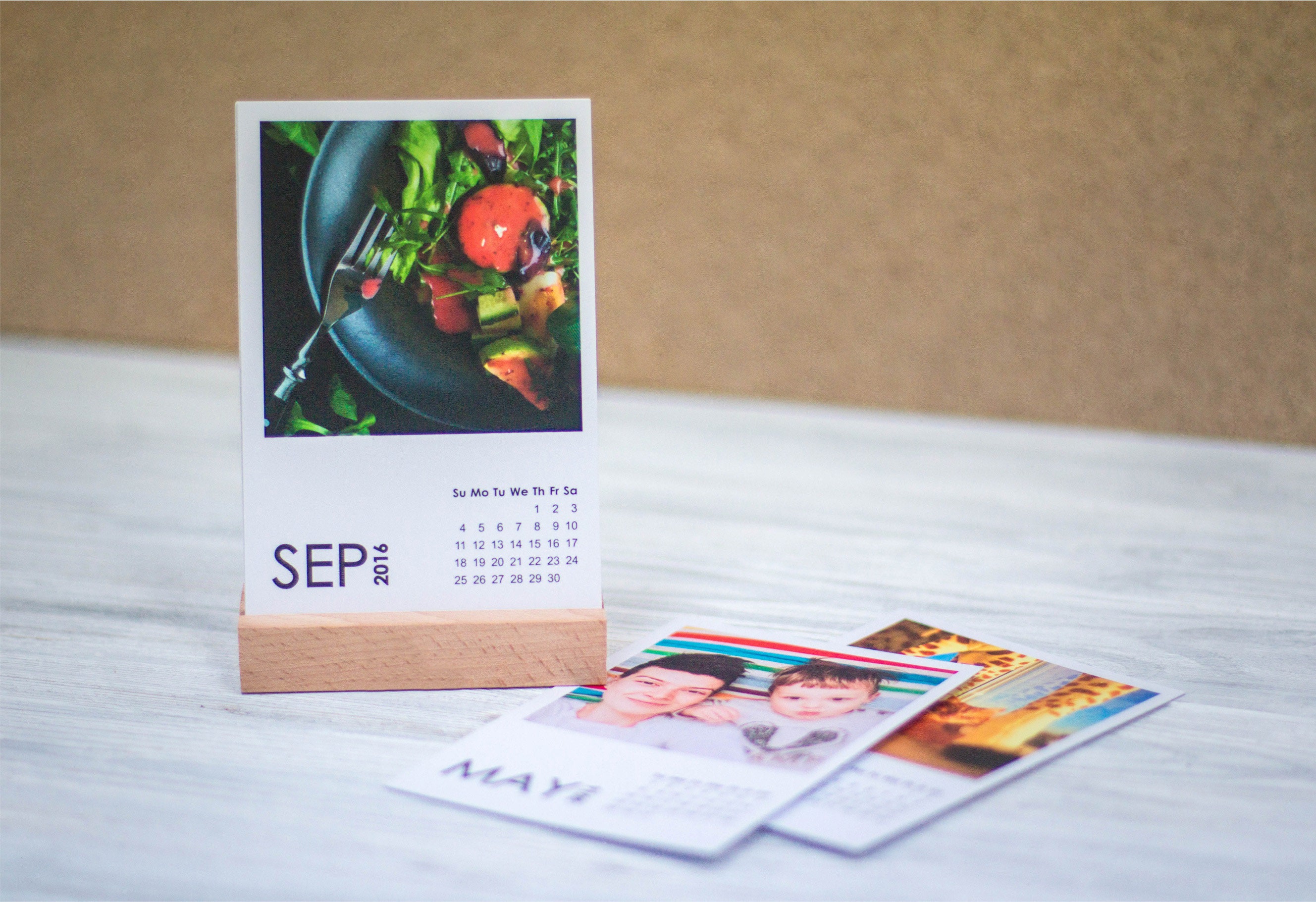 Personalisierte stilvolle 12 Monate Foto-Kalender.  Etsy
