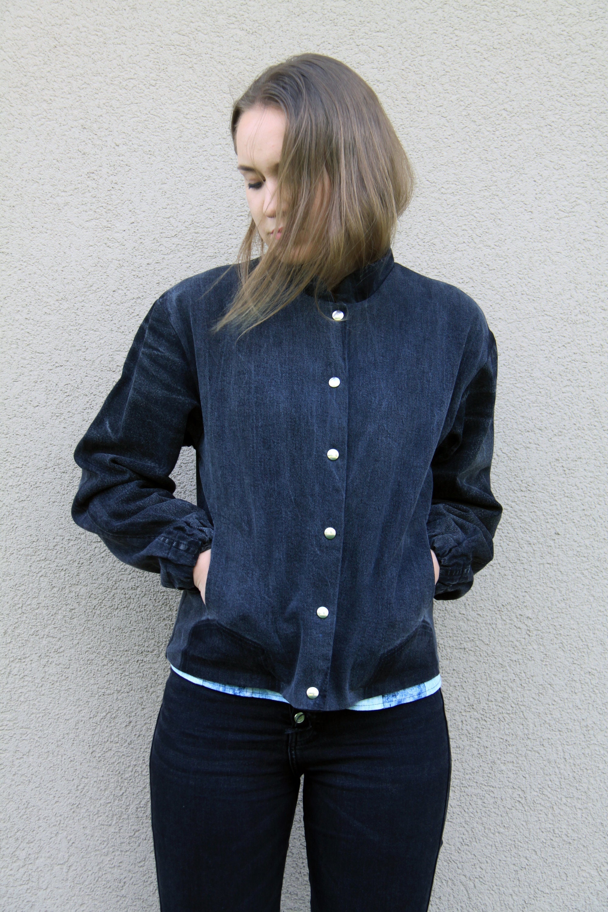 denim bomber jackets