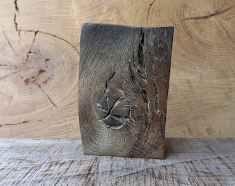 Piece of dark bog oak