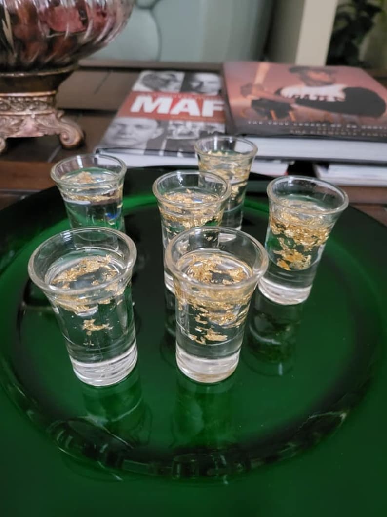 Fake Goldschlager in a Shot Glass, Fake Drinks, Fake Food, Resin Art Etsy