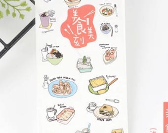 food stickers etsy