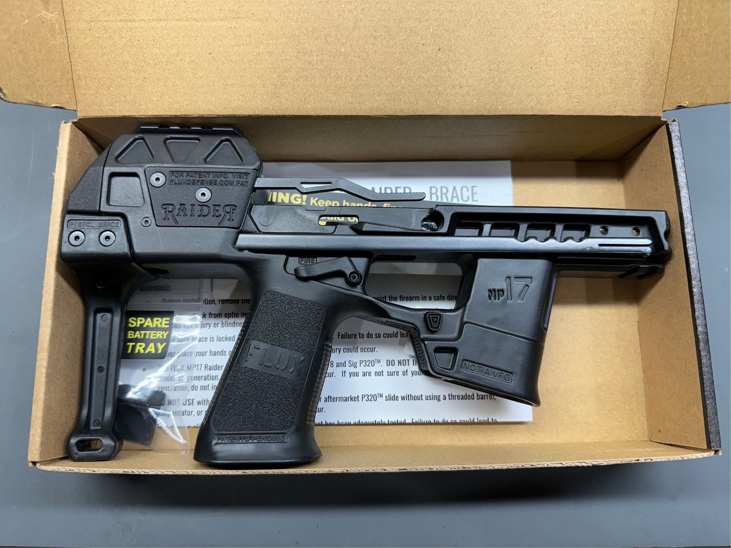 WTS FLUX DEFENSE RAIDER MP17 BRACE