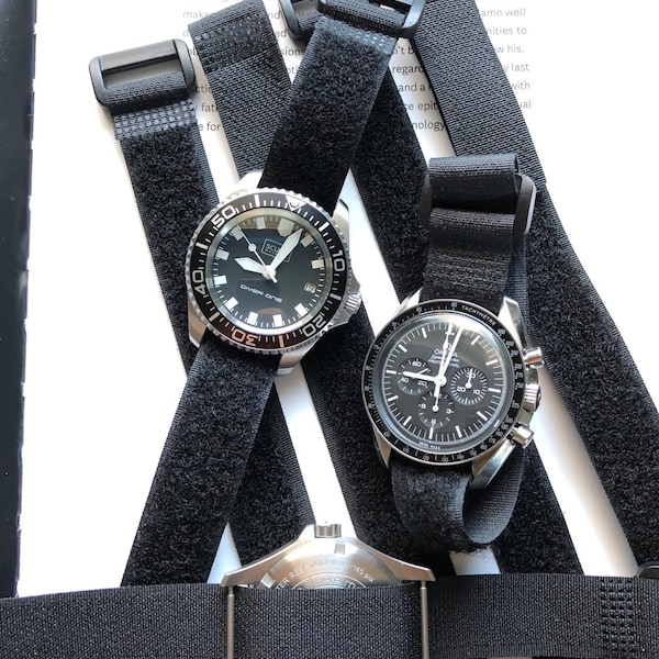 French Military Hook & Loop Watch Strap