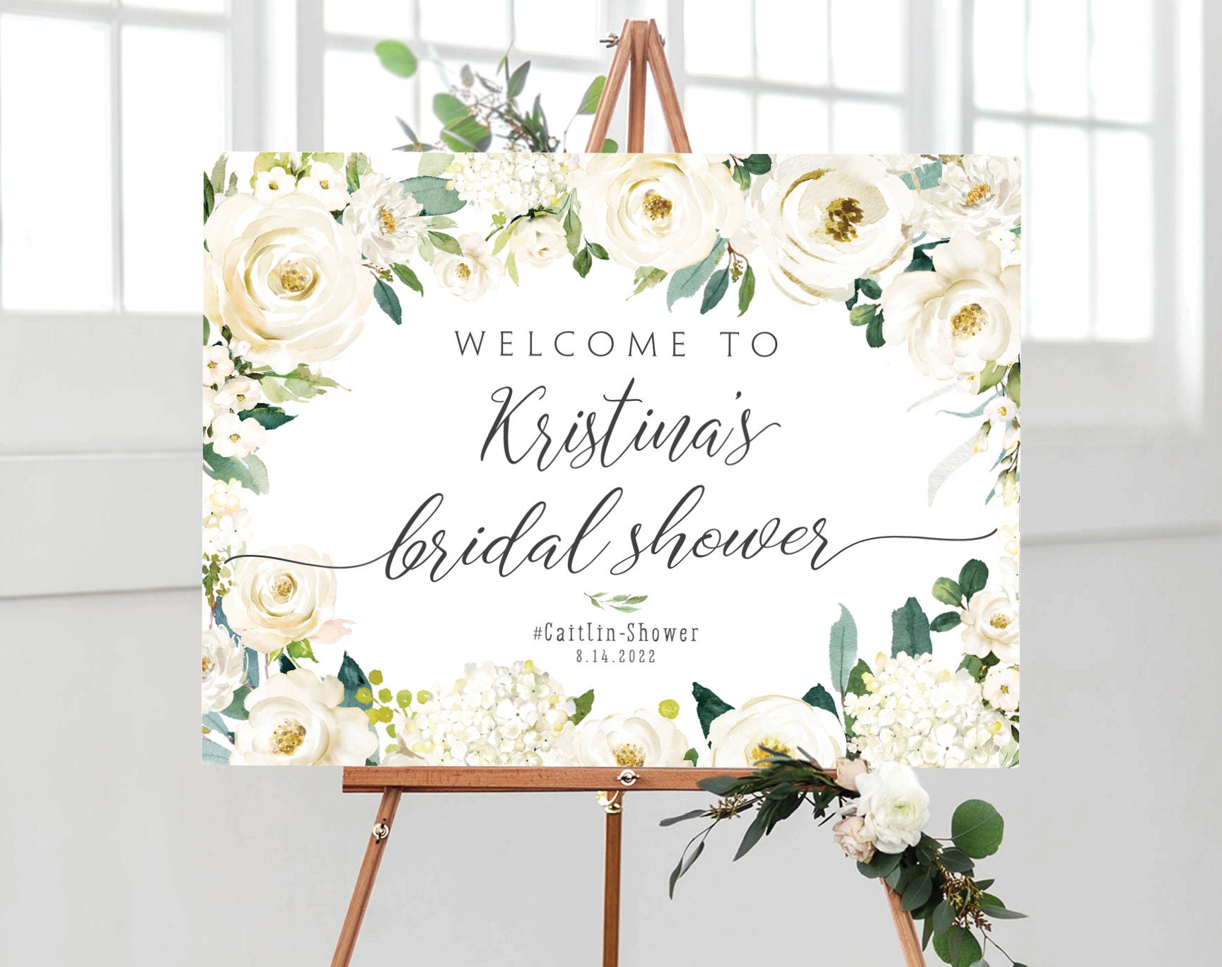 Bridal Shower Welcome Sign Custom Bridal Shower Banner | Etsy