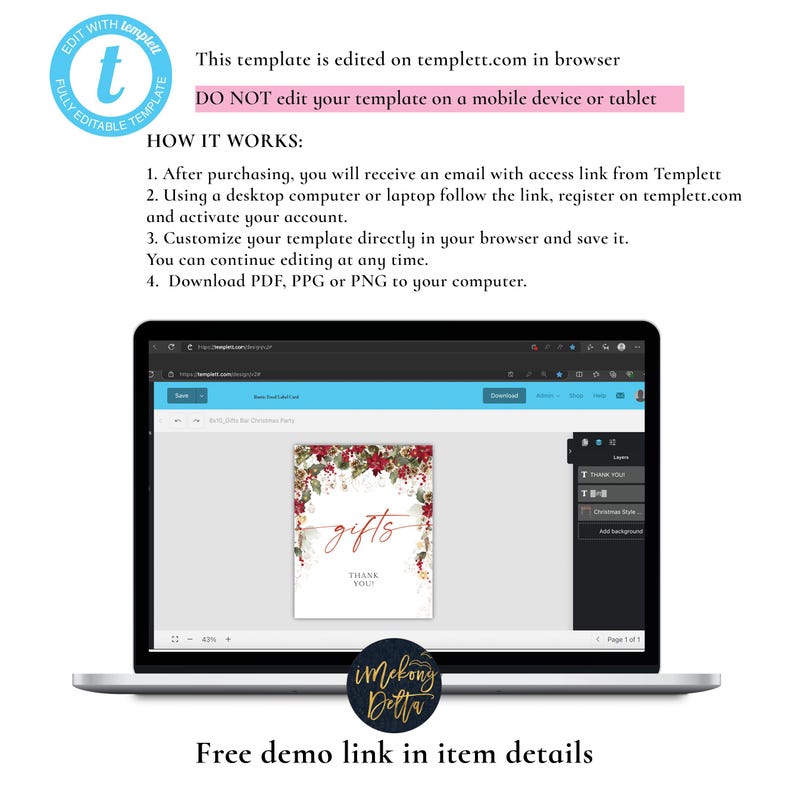 Christmas Gifts Sign, Holiday Wedding Gifts Sign, Baby Shower Sign