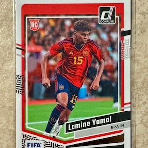 Lamine Yamal 2023-24 Panini Donruss Rated Rookie RC Rookie Barcelona