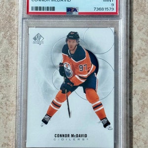 2020-21 SP Authentic Connor McDavid #90 PSA 9 Mint POP 2 Oilers