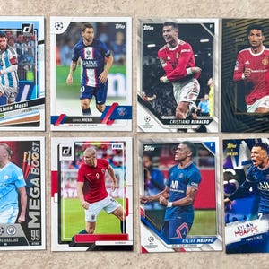 Messi Mbappe Ronaldo Haaland 8 card star lot SWEET!!