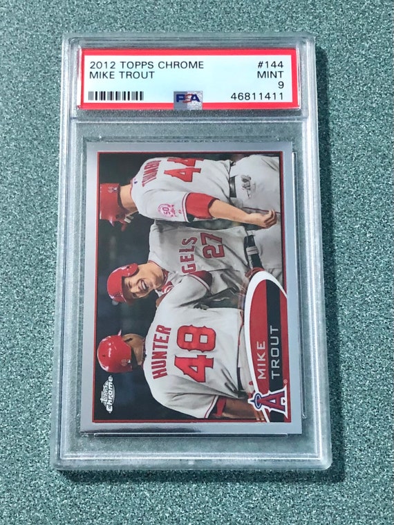 2012 Topps Chrome Mike Trout PSA 9 ミント 2年目! #144 - Etsy 日本