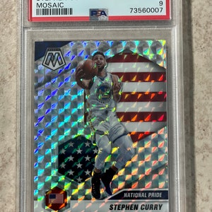 Tarjeta Stephen Curry Warriors PSA 9 Mint Prizm o similar (elige solo una tarjeta)