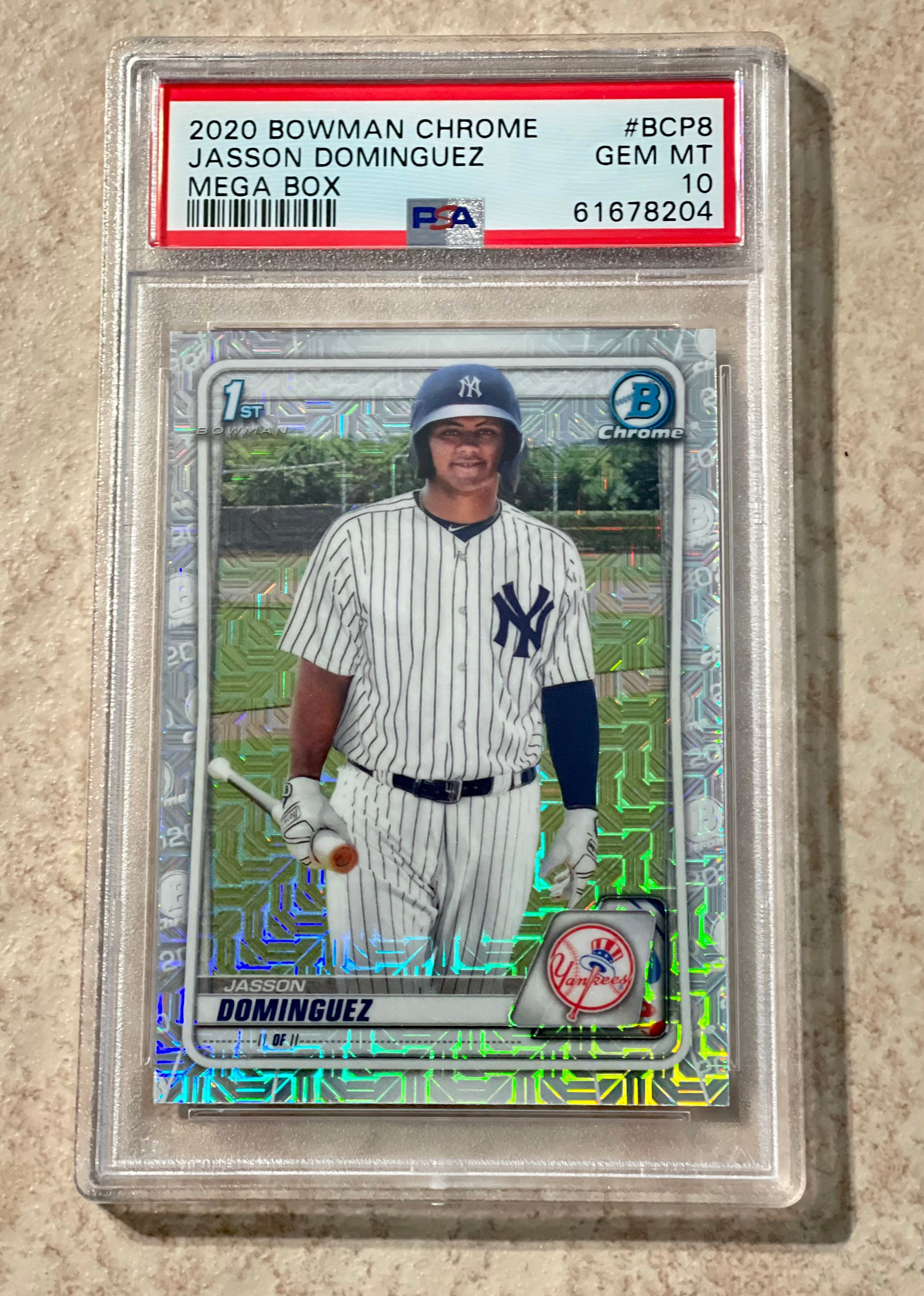 2020 Bowman Chrome Mega Box Jasson Dominguez RC Rookie PSA 10 Gem 
