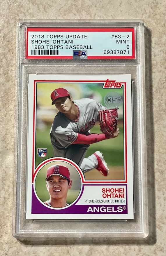 2018 Topps Ref Ohtani /569 RC PSA9 大谷 PSA 10 SHOHEI OHTANI/OTANI 2018 TOPPS UPDATE Rookie Debut LA