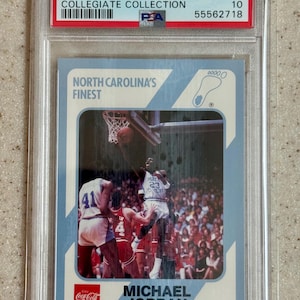 1989 Michael Jordan PSA 10 North Carolina Collegiate Collection #14