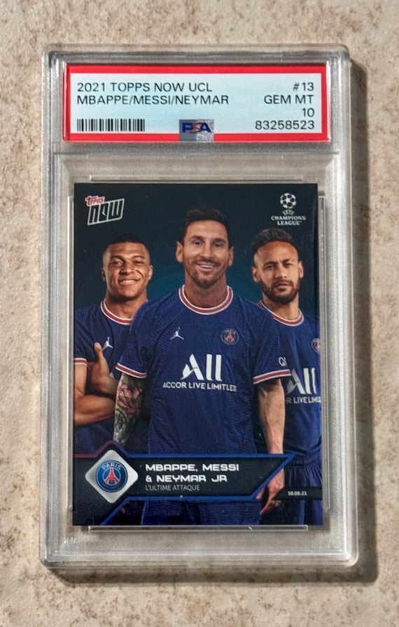 2021 Topps Now UEFA Champion League #13 Kylian Mbappe-lionel