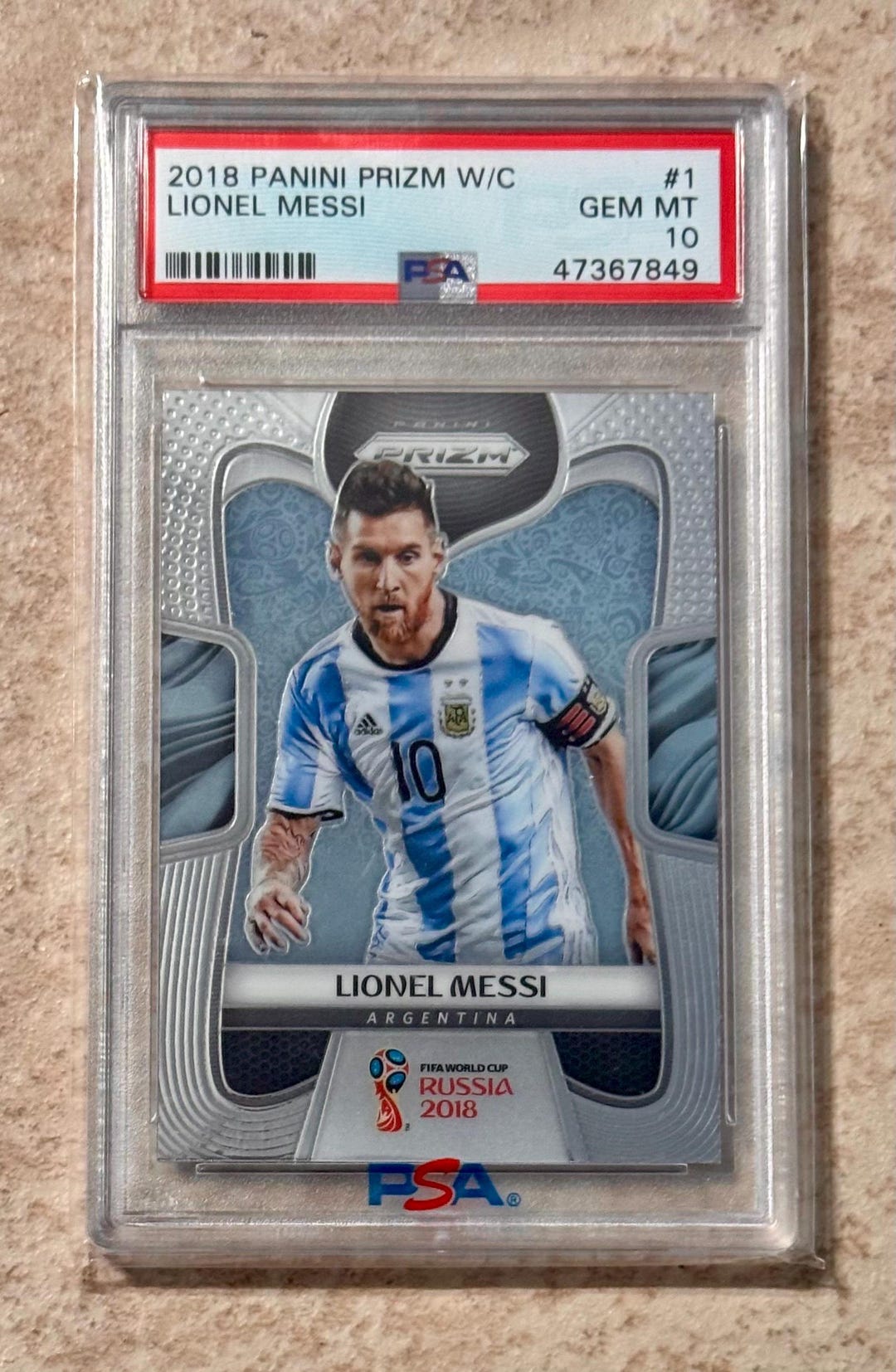 2018 Panini Prizm ワールドカップ サッカー #1 リオネル メッシ 2018 Panini Prizm ワールドカップ サッカー #1 リオネル メッシ