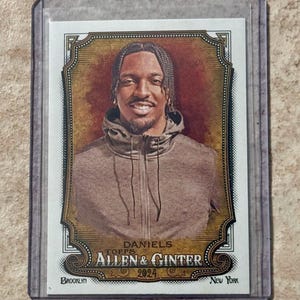 Jayden Daniels 2024 Topps Allen & Ginter #293 COMMANDERS Rookie RC